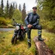 Motorcycle Jacket W-TEC Modock - černo-modro-fluo žlutá