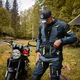 Motorcycle Jacket W-TEC Modock - černo-modro-fluo žlutá