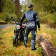 Motorcycle Jacket W-TEC Modock - černo-modro-fluo žlutá