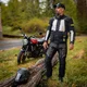 Motorcycle Pants W-TEC Daimick - Black-Grey