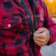 Motorcycle Shirt BOS Lumberjack - Dark Camo