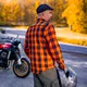 Motorcycle Shirt BOS Lumberjack - Dark Camo
