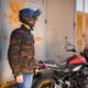 Motorcycle Shirt BOS Lumberjack - Dark Camo