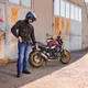 Men’s Motorcycle Jeans BOS Micas - Gray