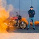 Men’s Motorcycle Jeans BOS Mazda - Blue