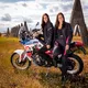 Women’s Motorcycle Jacket W-TEC Durmana - Black-Pink