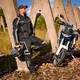 Motorcycle Pants W-TEC Smackton - Grey Orange