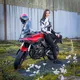 Women’s Summer Textile Motorcycle Jacket BOS Aylin - Silver Grey
