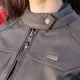 Women’s Leather Motorcycle Jacket W-TEC Kaika - Brown