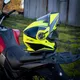 Flip-Up Motorcycle Helmet W-TEC Banelmeda - Black-Fluo Yellow