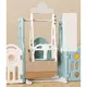 Plastic Playpen w/ Accessories inSPORTline Piglino 178 x 184 cm - Blue