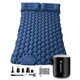 Inflatable Sleeping Pad for Two w/ Mini Pump inSPORTline Faustea 192 x 125 x 8 cm