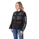 Women’s Motorcycle Jacket W-TEC Radana - Black-Grey-Green