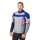 Men’s Summer Motorcycle Jacket W-TEC Mirelio - šedo-modro-červená