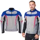 Men’s Summer Motorcycle Jacket W-TEC Mirelio - šedo-modro-červená