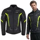 Men’s Summer Motorcycle Jacket W-TEC Mirelio - Black-Grey - Black-Fluo