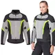 Women’s Summer Motorcycle Jacket W-TEC Mirelia - Black-Grey-Fluo - Black-Grey-Fluo