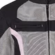 Women’s Summer Motorcycle Jacket W-TEC Mirelia - Black-Grey