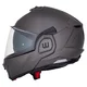 Flip-Up Motorcycle Helmet W-TEC Zoroz P/J - Matt Black-Fluo Pink