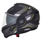Flip-Up Motorcycle Helmet W-TEC Zoroz P/J - Matt Black-Fluo Pink