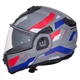 Flip-Up Motorcycle Helmet W-TEC Zoroz P/J - Matt Black-Fluo Pink