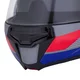 Flip-Up Motorcycle Helmet W-TEC Zoroz P/J - Matt Black-Fluo Pink