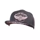 Snapback Hat BLACK HEART Wings Trucker - Black