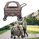 Folding Pet Transport Wagon for Dogs inSPORTline StrayPaws
