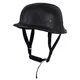 Retro Open-Face Motorcycle Helmet Sodager ADH-011 - Black - Black