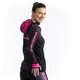 Women’s Hoodie CRUSSIS CSW-099 - Black-Pink
