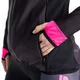 Women’s Hoodie CRUSSIS CSW-099 - Black-Pink