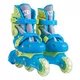 Children’s Inline skates WORKER TriGo Skate LED – with Light-Up Wheels - Pink