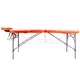 Massage Table inSPORTline Tamati 2-Piece Aluminium - Brown