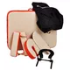 Massage Table inSPORTline Tamati 2-Piece Aluminium - Brown