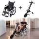 Lightweight Foldable Mechanical Wheelchair w/ Oppatia Drive inSPORTline Jakesully