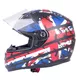 Motorcycle Helmet W-TEC V159 - Black Elementor Green