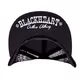 Snapback Hat BLACK HEART Chopper Trucker BLK