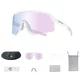 Photochromic Sunglasses Altalist Kisou PXC - bílá s růžovo-modrými skly