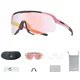 Photochromic Sunglasses Altalist Kisou PXC - bílá s růžovo-modrými skly