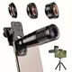 4-in-1 Lens Set Apexel – 22x Telephoto Lenses w/ Tripod