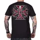 T-Shirt BLACK HEART Heart Cross - Black - Black