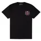 T-Shirt BLACK HEART Heart Cross - Black