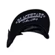 Snapback Hat BLACK HEART Red Chopper Trucker