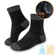 Waterproof Bamboo Ankle Socks inSPORTline Pantris AG+ Antibacterial - Black - Black