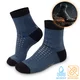 Waterproof Bamboo Ankle Socks inSPORTline Pantris AG+ Antibacterial - Black - Blue