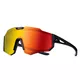 Children’s Sunglasses Altalist Kizuna Kids - černá se stříbrnými skly - Black with Red lenses