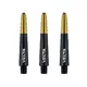 Dart Shafts Winmau Vecta Short - Black - Black-Gold