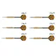 Darts Harrows Club Brass Steel – 3 Pcs.