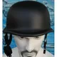 Retro Open Face Motorcycle Helmet Sodager DH-001 - Matte Black