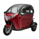 Electric Three-Wheeler w/ Roof W-TEC Tukago – 25 km/h - Blue - Red